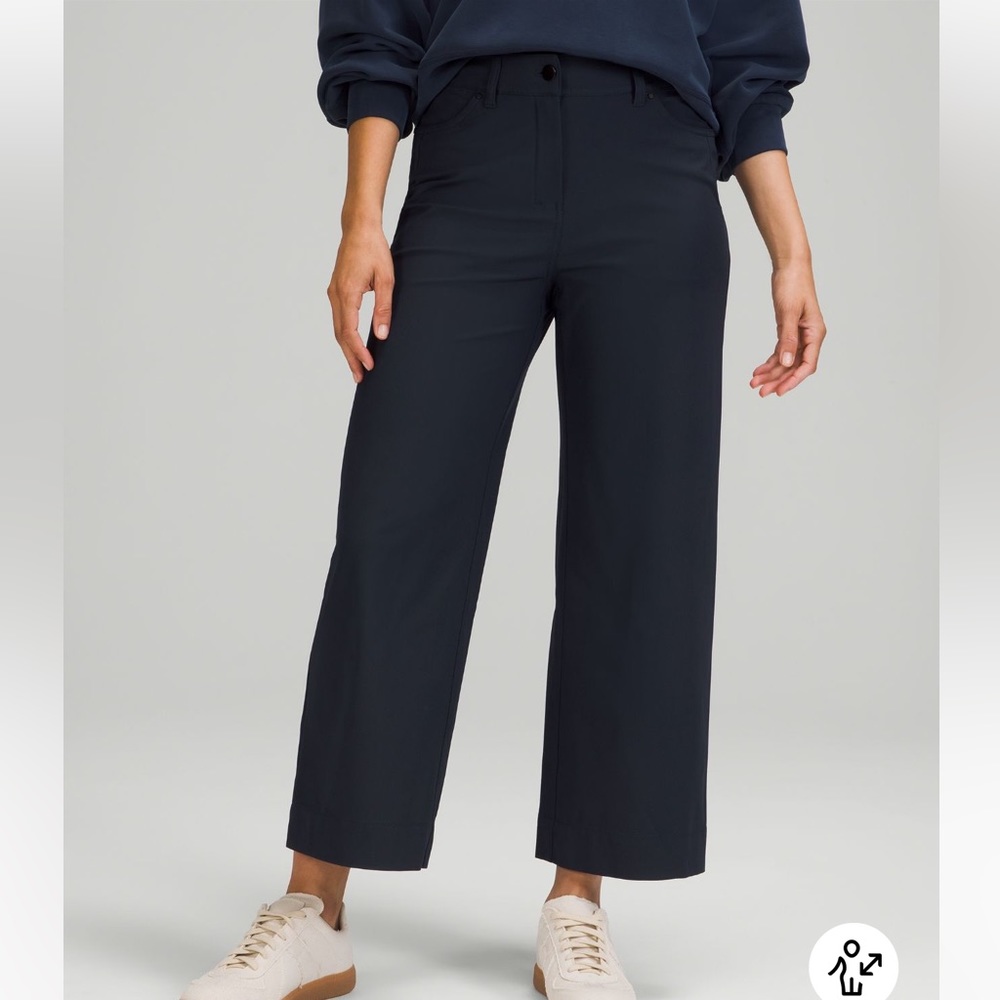 Lululemon City sleek 5 pocket wide leg pant BLACK